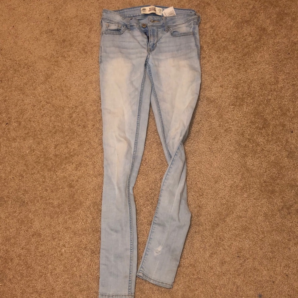 light washed jeans